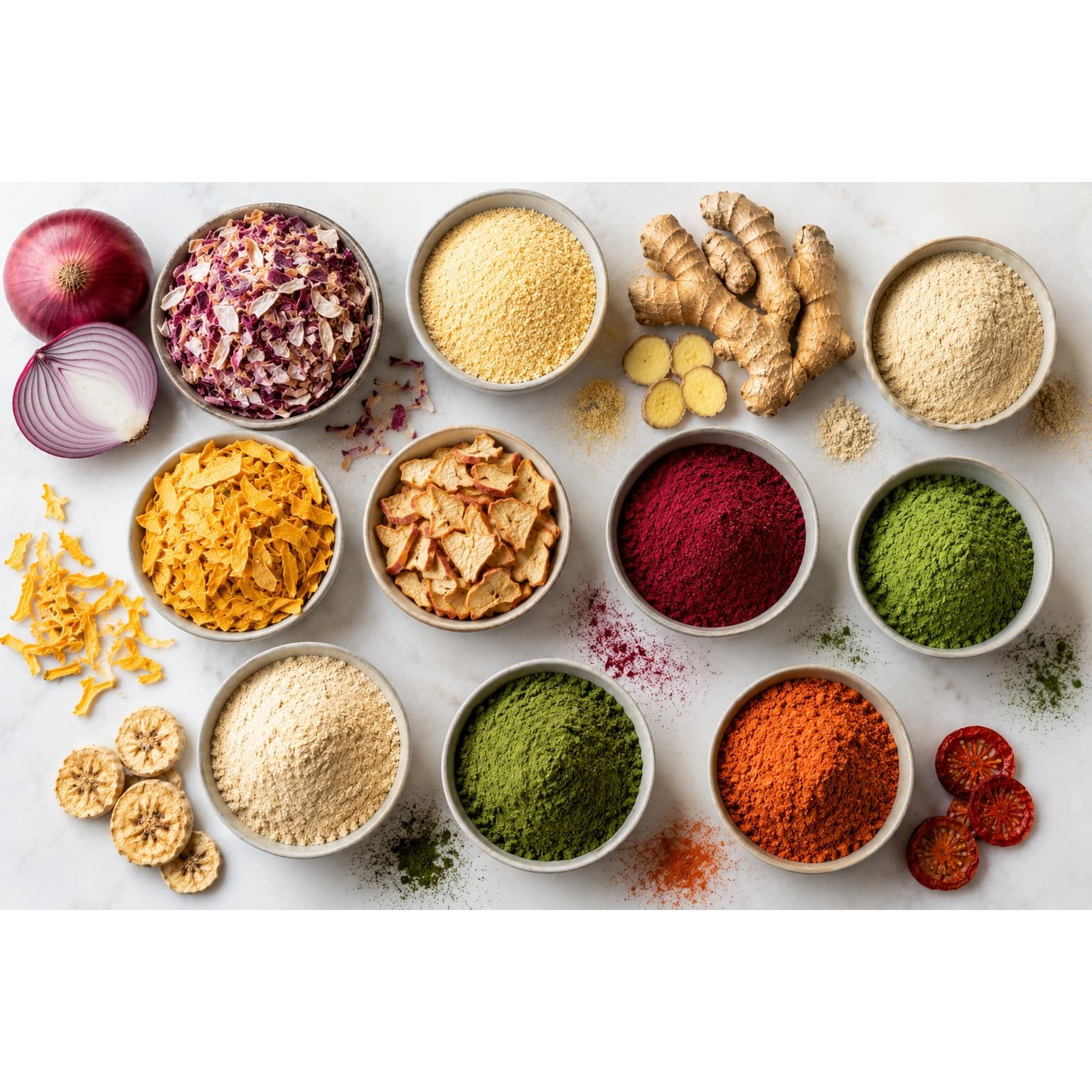 Dehydrated Vegetables & Fruits