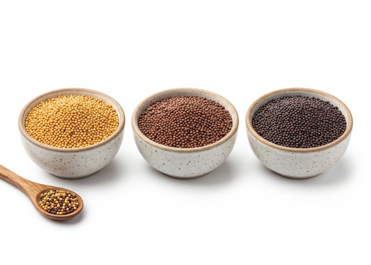 Mustard Seeds (Yellow, Brown & Black)