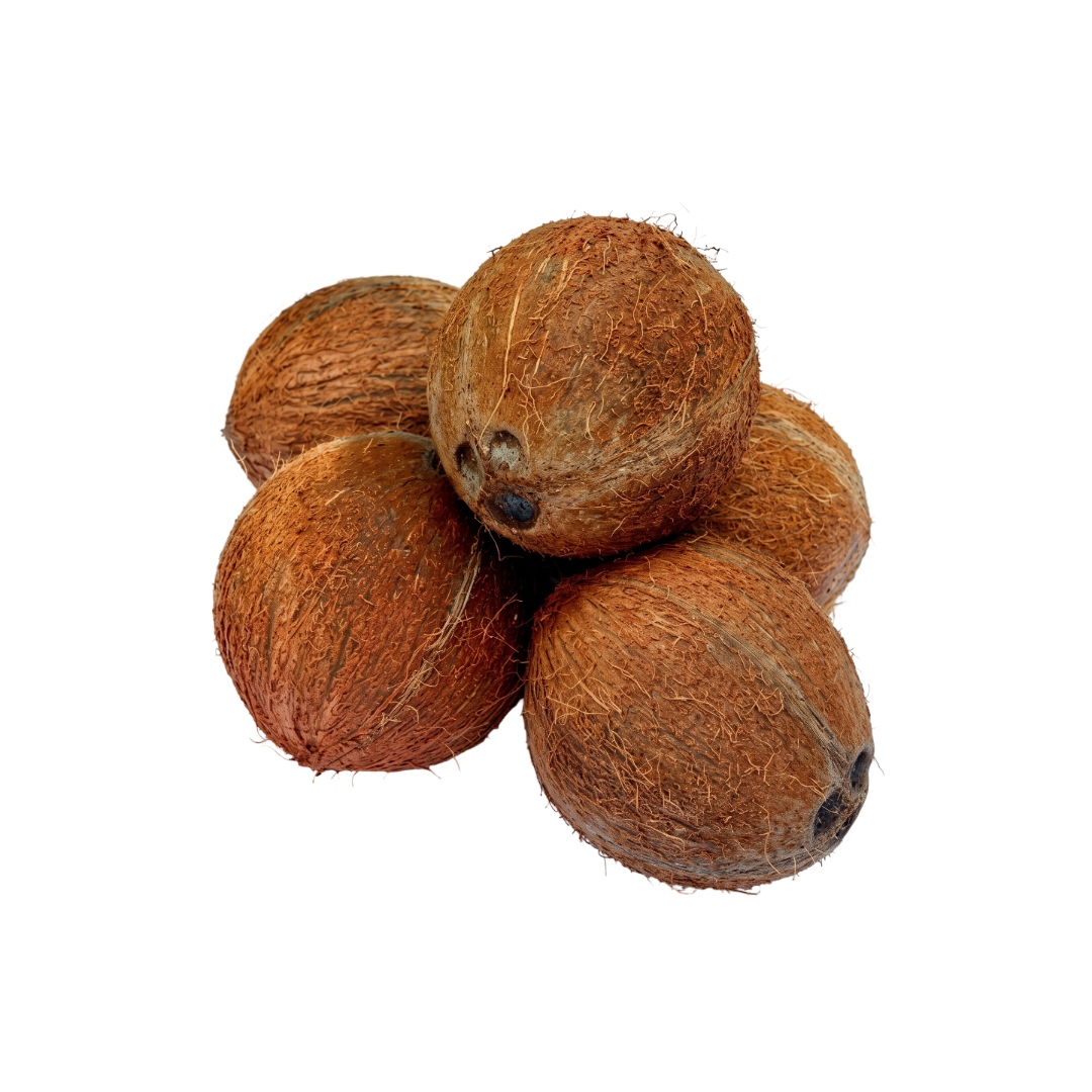 Semi-Husked Coconuts