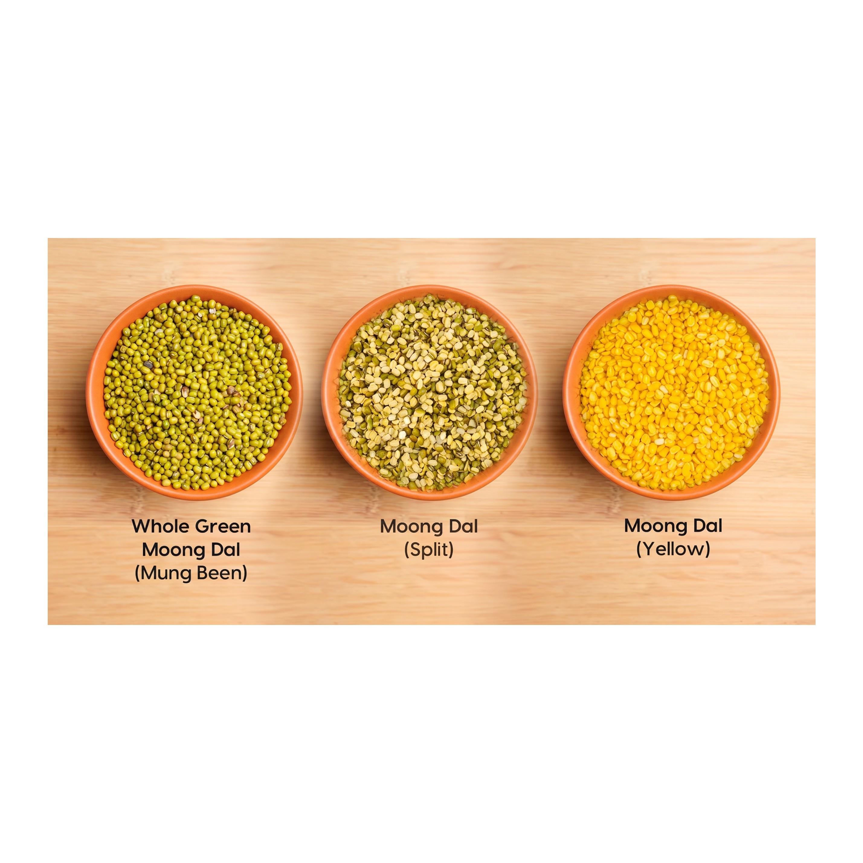 Moong Dal Whole Green / Split / Yellow