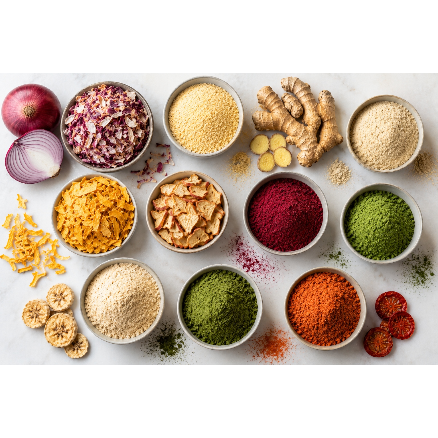Dehydrated Vegetables & Fruits