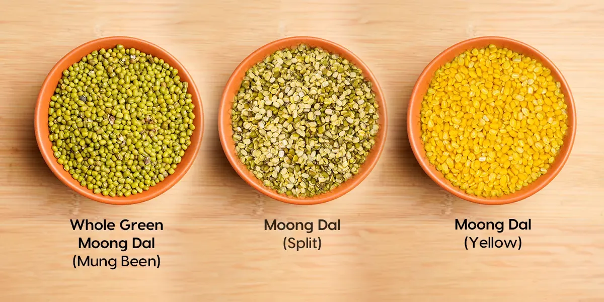 Moong Dal Whole Green / Split / Yellow